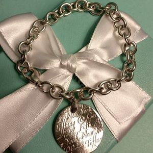 Sterling Silver rare Tiffany & Co. Retired Notes Charm Bracelet